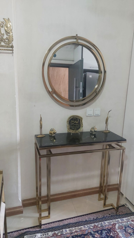 آینه کنسول فلزی مدل درنا