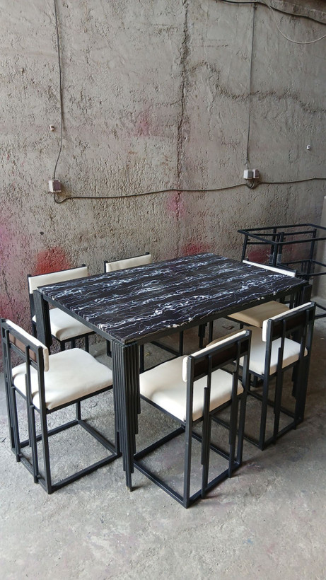 میز غذاخوری ۶ نفره کمجا مدل پیانو